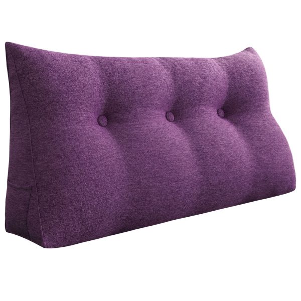 Backrest pillow 39inch purple