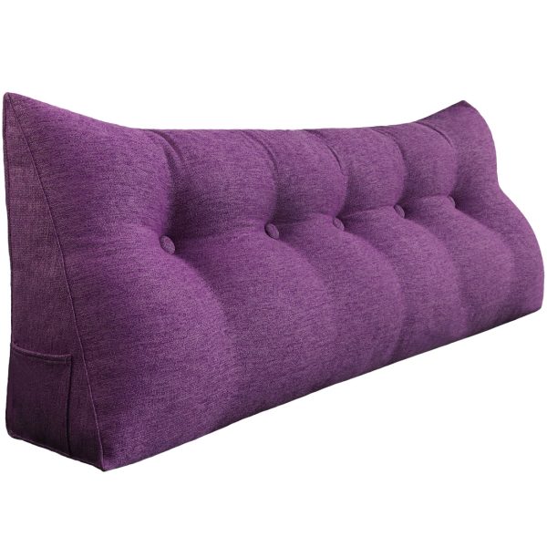Backrest pillow 59inch purple