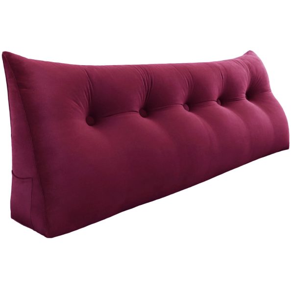 Backrest pillow 59inch wine