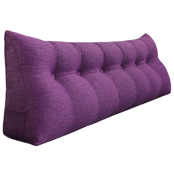 Backrest pillow 71inch purple