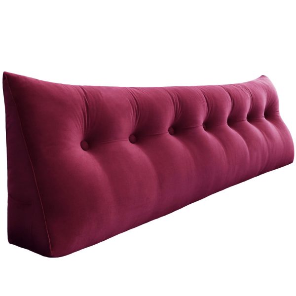 Backrest pillow 79inch wine