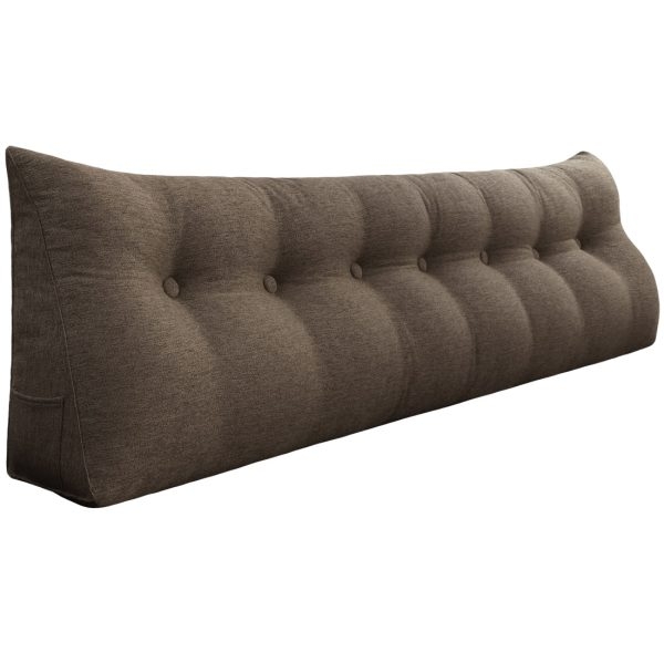 Reading pillow 76inch coffee