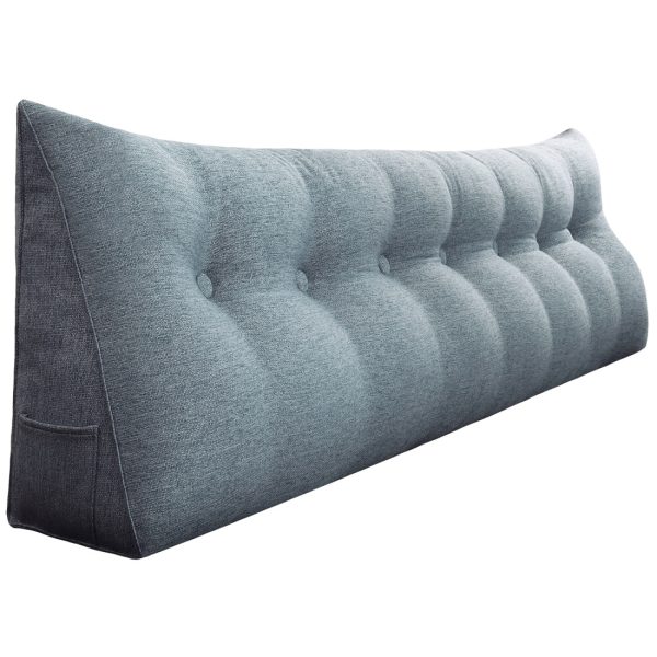 Reading pillow 76inch gray