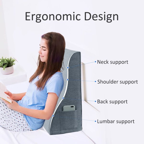 Triangular Cushion for Reading - Image 2