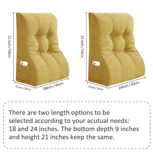 Decorative Wedge Pillow - Image 7