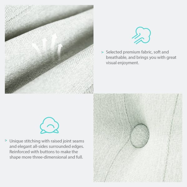 pingtiao pillow linen 100 white