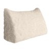 Bed Wedge Pillow Headboard Bolster Beige Wool Rolls
