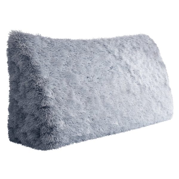 blue plush large reading pillow 792