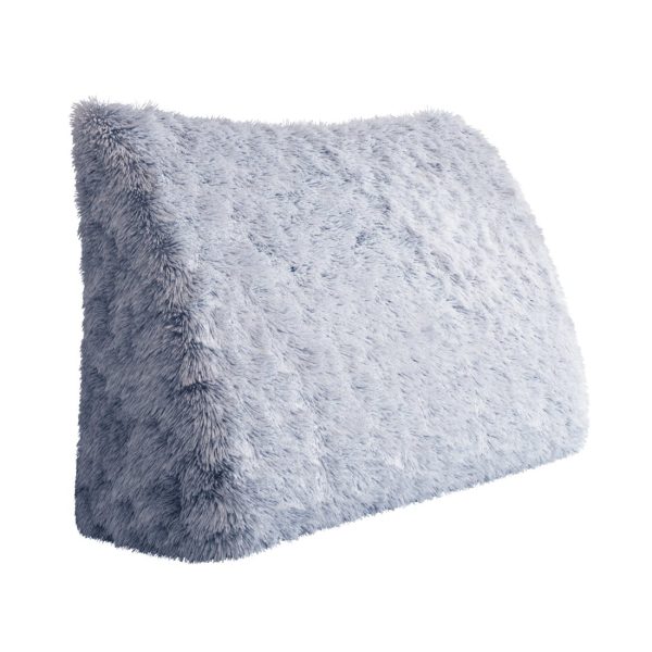 blue plush large reading pillow 804