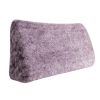 Headboard Wedge Pillow Purple Plush Large Reading Pillow