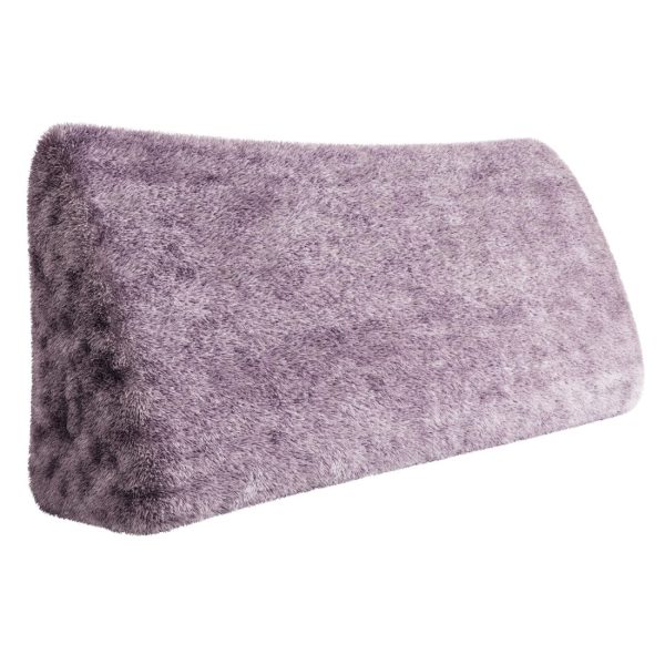 purple plush large reading pillow 789
